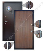 Входные металлические и межкомнатные двери из массива сосны оптом.